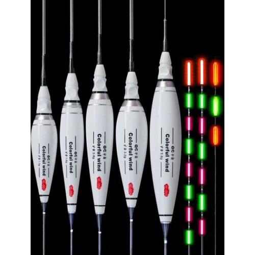 Luminous Fishing Float Night Fishing Flotador High Concentricity Buoy Bobber Composite Nano Boya Carp Fishing Tackle Accessories