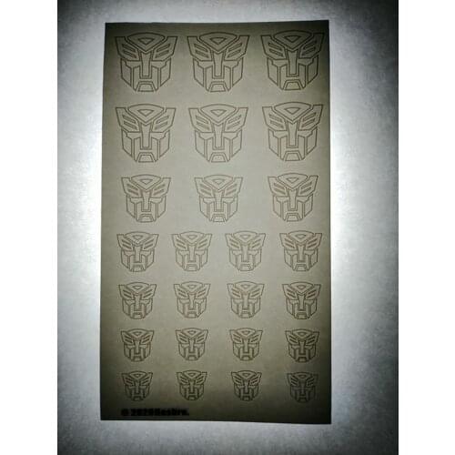 Water sticker MPM grade MP44 Arm logo transfer sticker Not including toy model