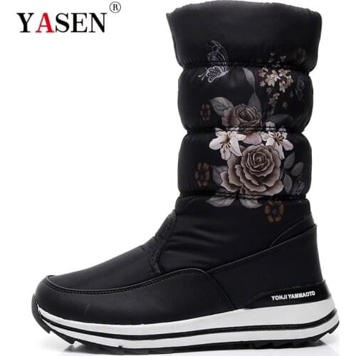Зимние сапоги YASEN China At AliExpress