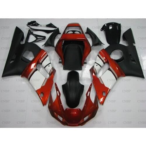 YZFR6 1998 - 2002 Fairings YZFR6 2002 Abs Fairing YZFR6 00 01 Red White Black Plastic Fairings