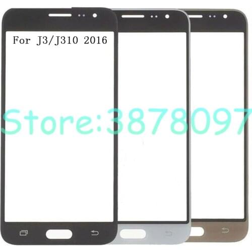5.0 inches touch screen Front Glass Cover For Samsung Galaxy J3 2016 J310 J310F Outer Glass Lens