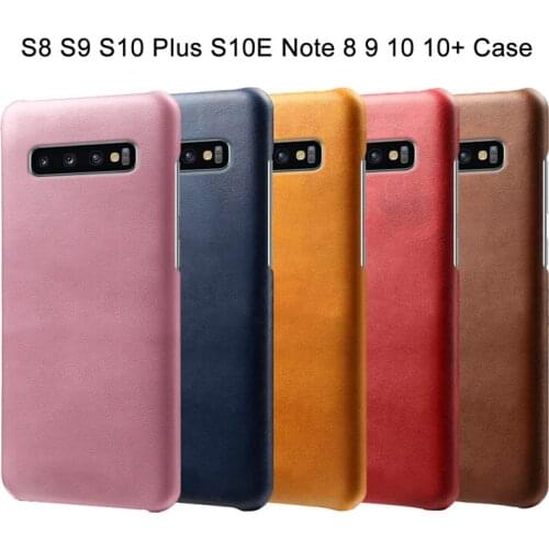 S10 for Samsung Galaxy S8 S9 S10 Plus S10e note 10 9 8 Case PU Leather Cover Shell For Galaxy S10+ S9+ S8+ 10+ Protective Case