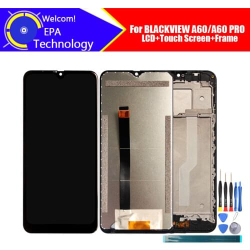 6.1 inch BLACKVIEW A60 LCD Display+Touch Screen Digitizer Assembly 100% Original LCD+Touch Digitizer for BLACKVIEW A60 PRO