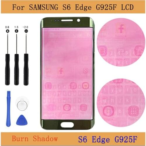 5.1" Super Amoled For Samsung Galaxy S6 Edge LCD Screen G925I G925f Touch Display Screen With Repair Tools Digitizer Assembly