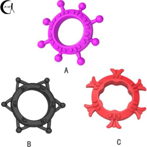 2020 New Sex Accessories Solar Delay Ring Penis Sex Delay Glans Sleeve Stimulation Elastic Silicone Toy Men Cock Ring Adult Toys