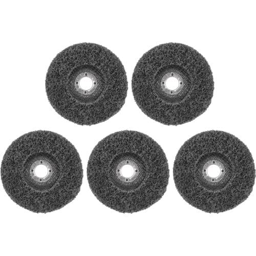 4-in Strip Discs Grinding Discs Wheel Clean Remove Rust Paint Oxidation Coating for Metal Wood Fiberglass 3PCS/Pack