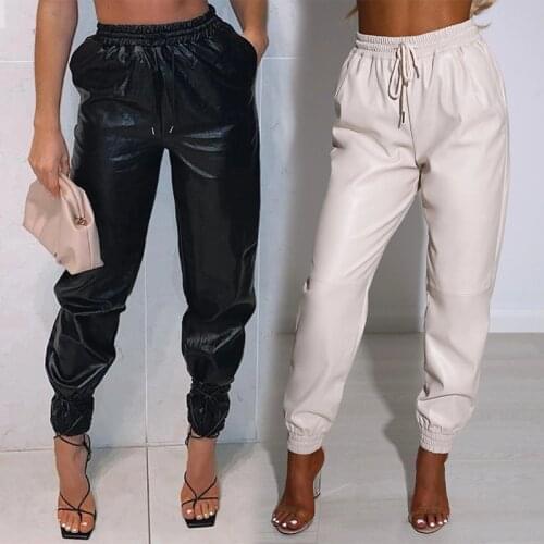 Pants Women Summer Fashion Belt Solid Elegant Office Casual Loose Harem Pants Elastic High Waist Female Mujer De Moda Trousers