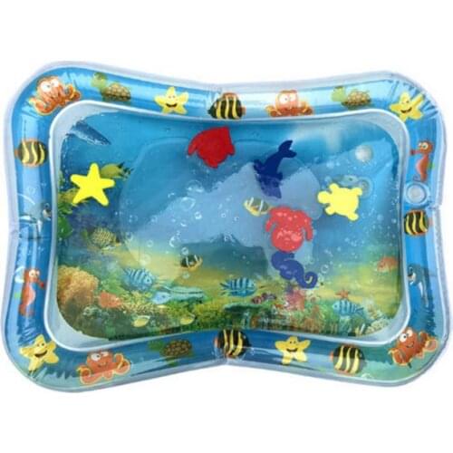 Baby Water Mat Inflatable Cushion Infant Toddler Water Play Mat Safety Cushion Ice Mat Early Education Developing Children Toy