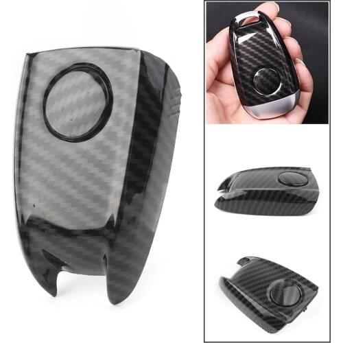 For Alfa Romeo Stelvio Giulia 2017 2018 2019 2020 Carbon Fiber ABS Car Key Case Keyless Remote FOB Shell Key Protector Cover