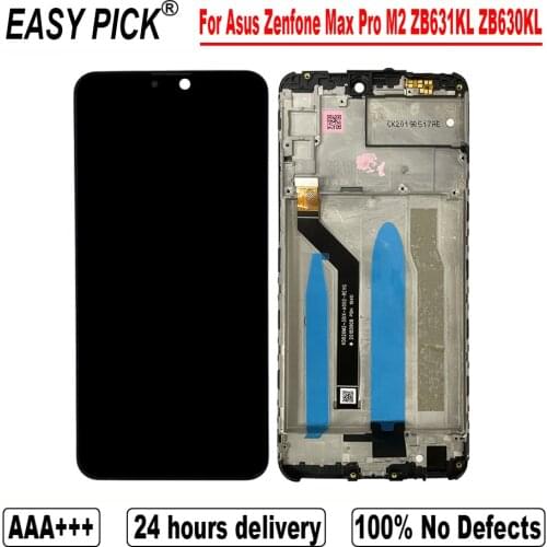 For Asus Zenfone Max Pro M2 ZB630KL ZB631KL LCD Display Touch Screen Digitizer Assembly Free Tools