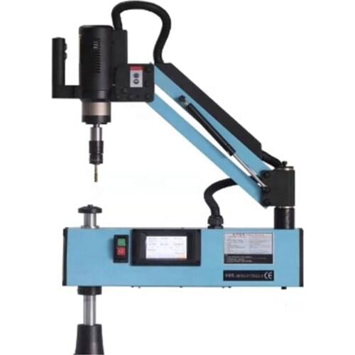 Electric Vertical Touch Screen Tapping Machine M6-M24 Automatic CNC Servo Threading Machine with Chuck CE Ex-factory Price 220V