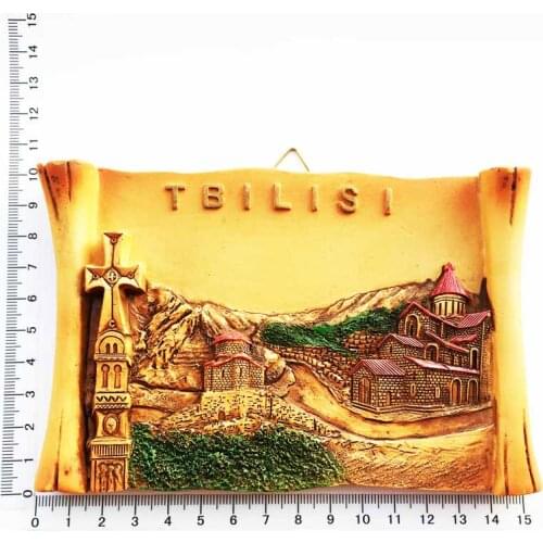 Georgian capital Tbilisi tourism memorial gift three-dimensional landscape hanging board desktop decoration ornaments wall decor