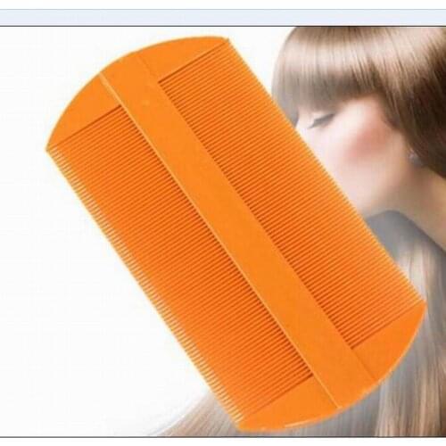 GOOD 10CM double sides lice comb anti-static detangle close tine comb hairbrush as hairdressing hair care headlice cleaning tool