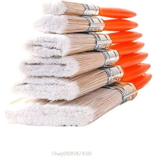 New House Decorative Paint Brush Wooden Building Painting Household Tool Wall Decoration Cleaning Brushes1-4 in O13 20 Dropship