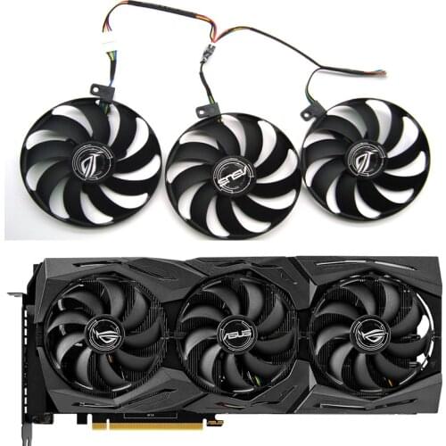 Free Shipping 88mm T129215SU Graphic Card Cooler Fans For ASUS ROG STRIX-GeForce RTX 2080 2080 Ti GAMING RTX2080 RTX2080Ti Fan
