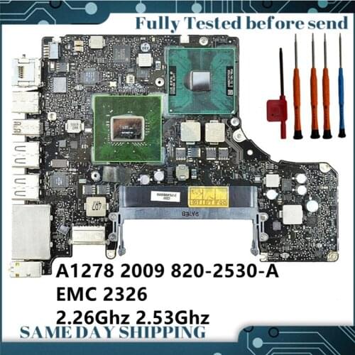 661-5231 A1278 logic board for MacBook Pro 13" A1278 2.53Ghz mb991ll/a emc 2326 820-2530-A Logic Board Motherboard