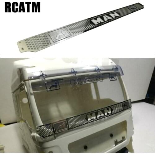 Metal Stainless Steel Explosion-proof Net Decoration For 1/14 Tamiya RC Truck man 540 56325 TGX DIY