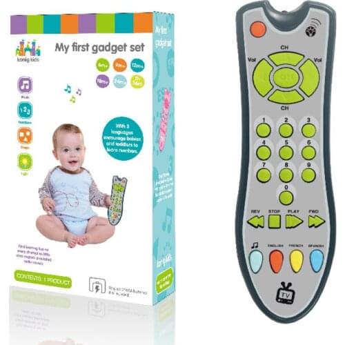 Musique Baby Simulation TV Remote Control Kids électriques apprentissage distance Educational Music English Learning Toy Gift