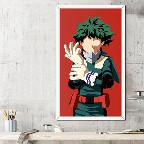 My Hero Academia Anime Manga Scroll Poster Wall Art Print Decor,20 x 28 Inches,No Frame