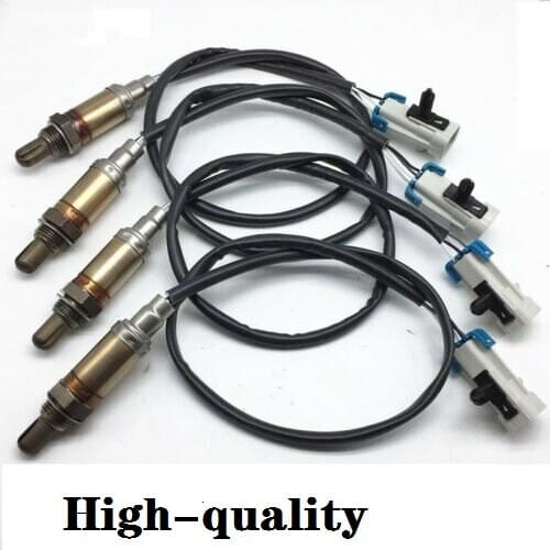 Set 4pcs Upper+Down Oxygen Sensor for 00-02 GMC Chevy Yukon Tahoe 5.3L B250-24470 2003-05 Chevy Silverado 1500 5.3L