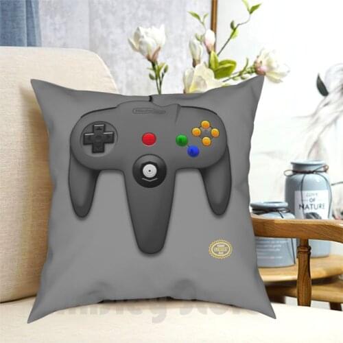 Nintendo 64 Pillow Case Printed Home Soft Throw Pillow Nintendo 64 Controller Game Video Video Game N64 Nastolgia Nerd