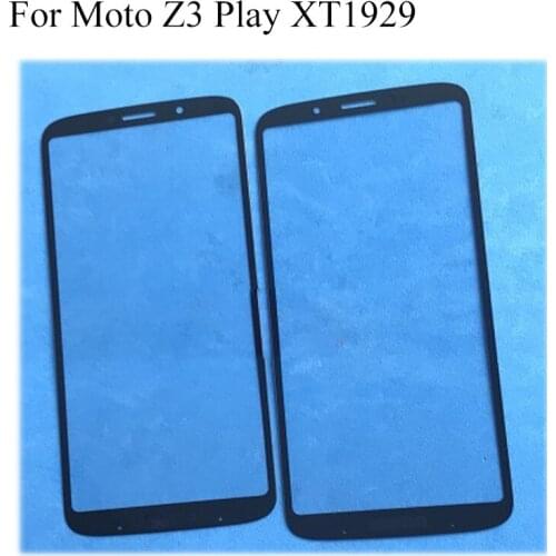 For Moto Z3 Play Z 3 play XT1929 Front Outer Glass Lens Repair Touch Screen Outer Glass Touch Screen without Flex