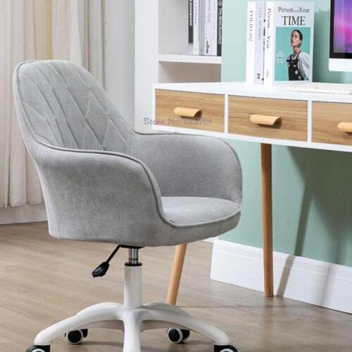 Computer chair home girl cute bedroom study study office chair comfortable sedentary sofa net red chair makeup stool