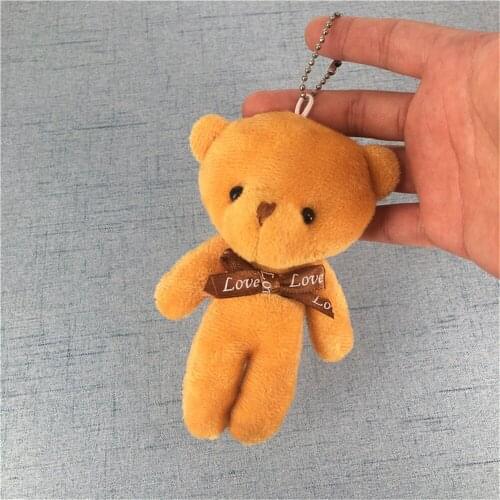 1Pair , Wedding Bear Plush Toy , 10CM Stuffed Bear Gifts