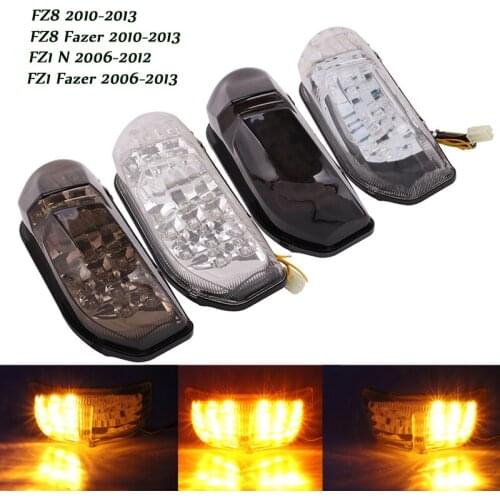 LED Tail Light Brake Turn Signal Indicator Rear Lamps for Yamaha FZ1 N 2006-2012 FZ1 Fazer 2006-2013 FZ8 FZ8 Fazer 2010-2013