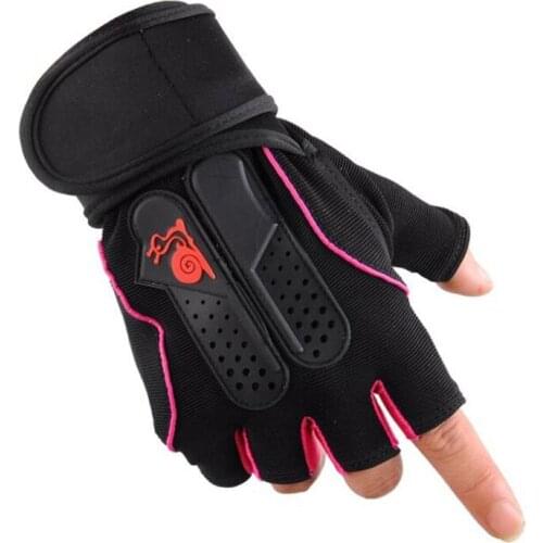 Fitness half-finger gloves male leaky summer female outdoor riding fighting sports training non-slip breathable war l35