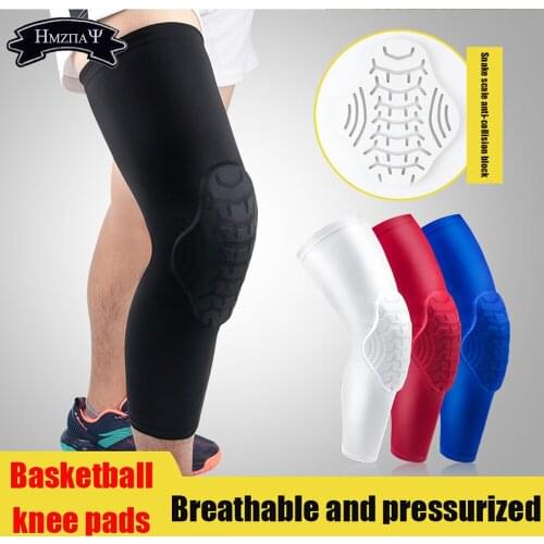 1 Honeycomb Breathable Knee Pads Football Basketball Sports Knee Pads Compression Knee Protection Training Bra