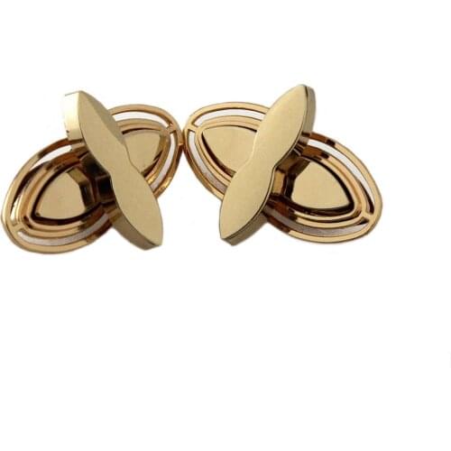 1pcs Metal Leaf Shape Turn Lock New Style Twist Lock for DIY Handbag Bag Purse Luggage Hardware Closure Bag Parts Accessories