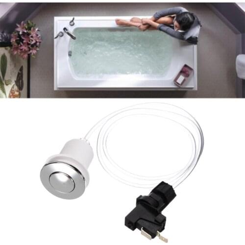 125-250V 16A On Off Push Air Button Switch for Bath Spa Jet Tub Disposal Tubing