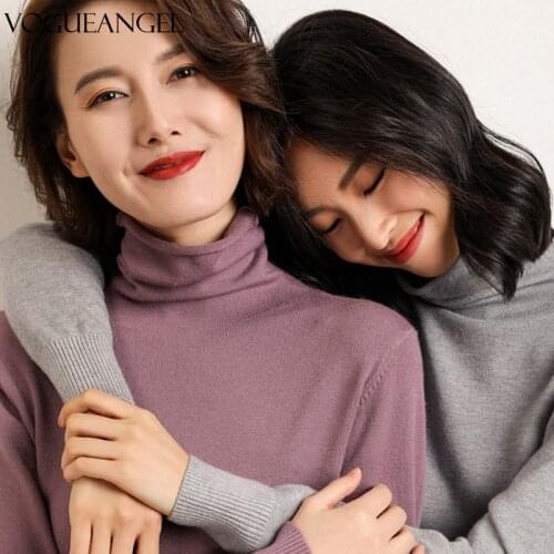13 Colors Women Solid Causal Sweater Autumn Turtleneck Long Sleeve Female Pullovers Slim Fit Knitted Femme Bottoming Sweater 3XL