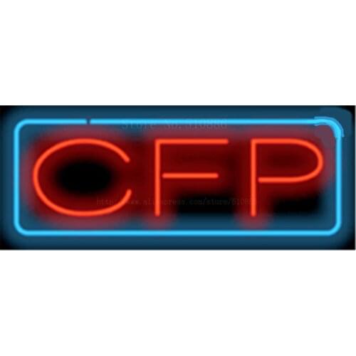 17*14" CFP NEON SIGN REAL GLASS BEER BAR PUB LIGHT SIGNS store display Restaurant Shop financial business Advertising Lights