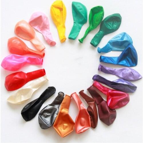 20pcs/lot Wedding balloons black 12inch Latex Thickening air balloons Ball Party ballon kids toys child Pearl baloons birthday