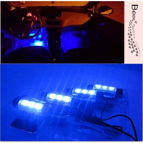 2017 hot Car LED Atmosphere Light Sticker for Cadillac SRX CTS Lexus IS250 RX300 RX350 NX Mercedes W211 W204 W203 W2 Accessories