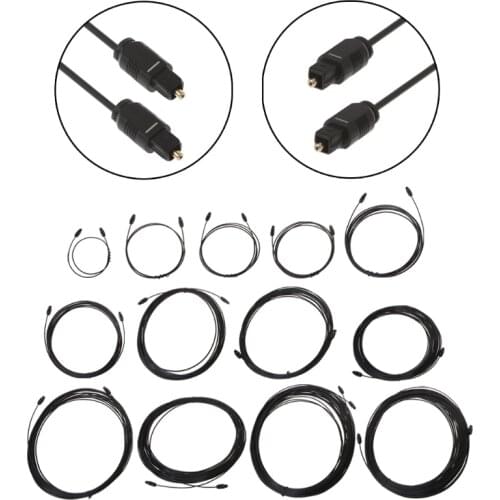 2021 New Digital Optical Cable For Toslink SPDIF DVD 0.5m 1m 1.5m 1.8m 5m 8m 10m 12m 15m 20m 25m 30m