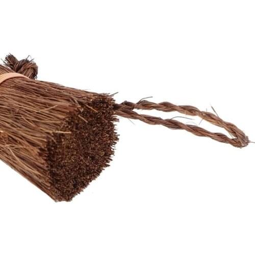 667A Natural Household Broom Tea Table Cleaning Brush Coconut Palm Silk Cup Brush Tea Brush Glass Cup Cleaner Tool