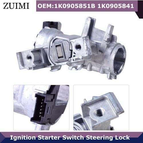 Ignition Switch Steering Lock Block Housing 1K0905865 1K0 905 851 B For Passat B6 Tiguan Golf 5 6 MK5 MK6 Q3 A3 Seat Leon