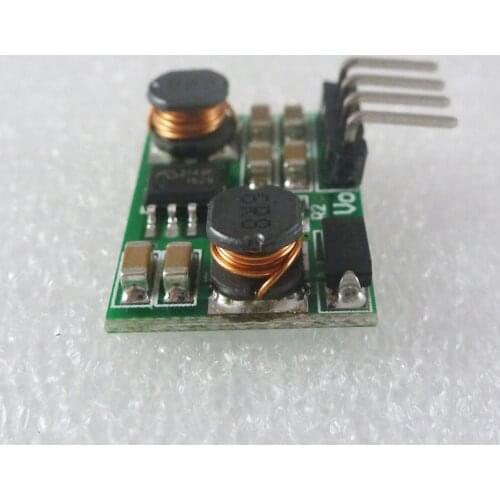 DD0603SA_5V*5 1-6V/3V/3.3V/3.7V to 5V Auto Step-UP & Down DC DC Converter Voltage regulator module Board for 18650 Solar charg