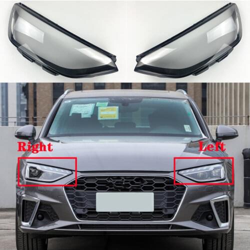 For Audi A4 A4L B10 2020-2021 Car Front Headlight Cover Auto Headlamp Transparent Lampshade light glass Lens Shell
