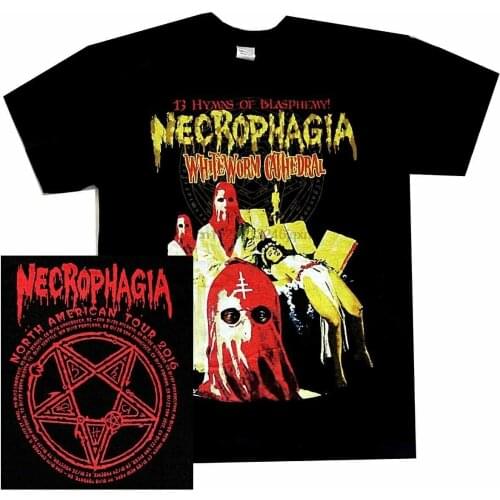 Necrophagia Occult Necro Tour Shirt S M L XL Official T-Shirt Death Metal Tshirt