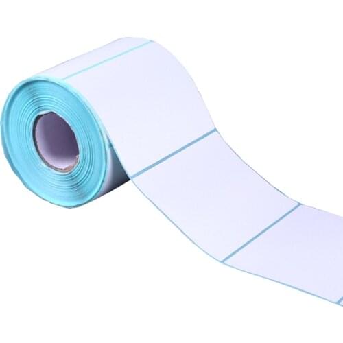 Adhesive Thermal Label Sticker Barcode Label Paper Supermarket Price Blank Label Direct Print Waterproof Print Supplies