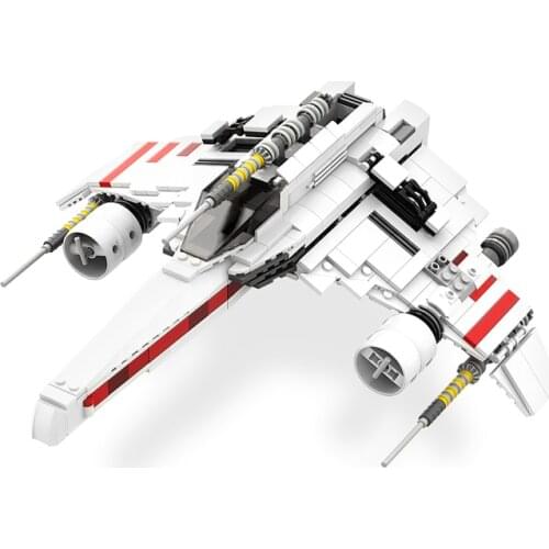 MOC Military Space War Transport Battle Armed Model Building Blocks High-Tech Compatible Collection Toys for Children