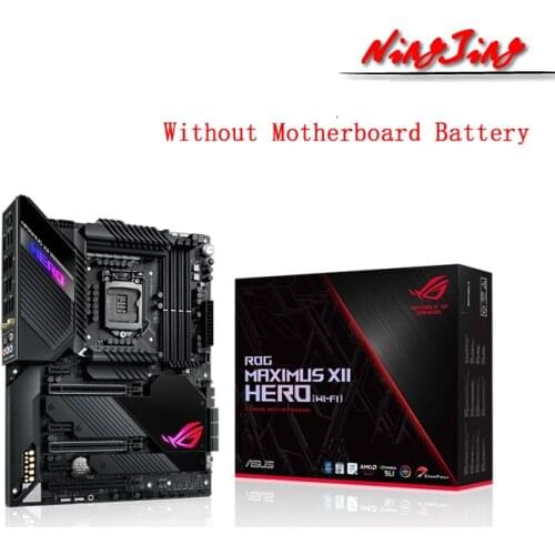 ASUS ROG Maximus XII Hero (Wi-Fi) ATX Intel Z490 DDR4 M.2 SATA USB 3.2 128G Support ten generations LGA 1200 CPU Motherboard