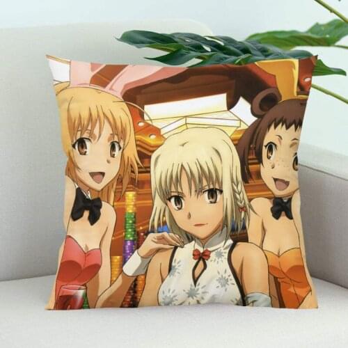 Canaan Pillow Cover Bedroom Home Office Decorative Pillowcase Square Zipper Pillow Cases Satin Soft