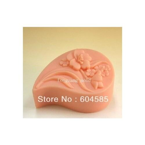 New Cute Flowers Craft Art Silicone Soap mold Craft Molds DIY Handmade soap molds