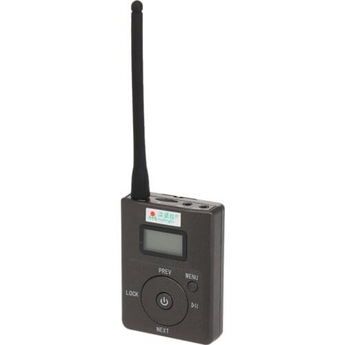HanRongDa HDR-831 FM Transmitter Stereo Digital FM Radio Station Broadcast with Mic Audio Launch 500 Meters TF Card Slot AUX IN