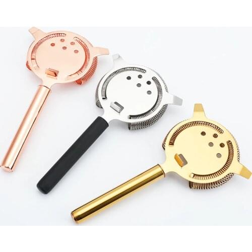 Free Shipping Barware Stainless Steel Commercial Hawthorne Cocktail Bar Strainer